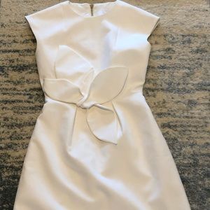 Ted Baker White Structured Bow Dress